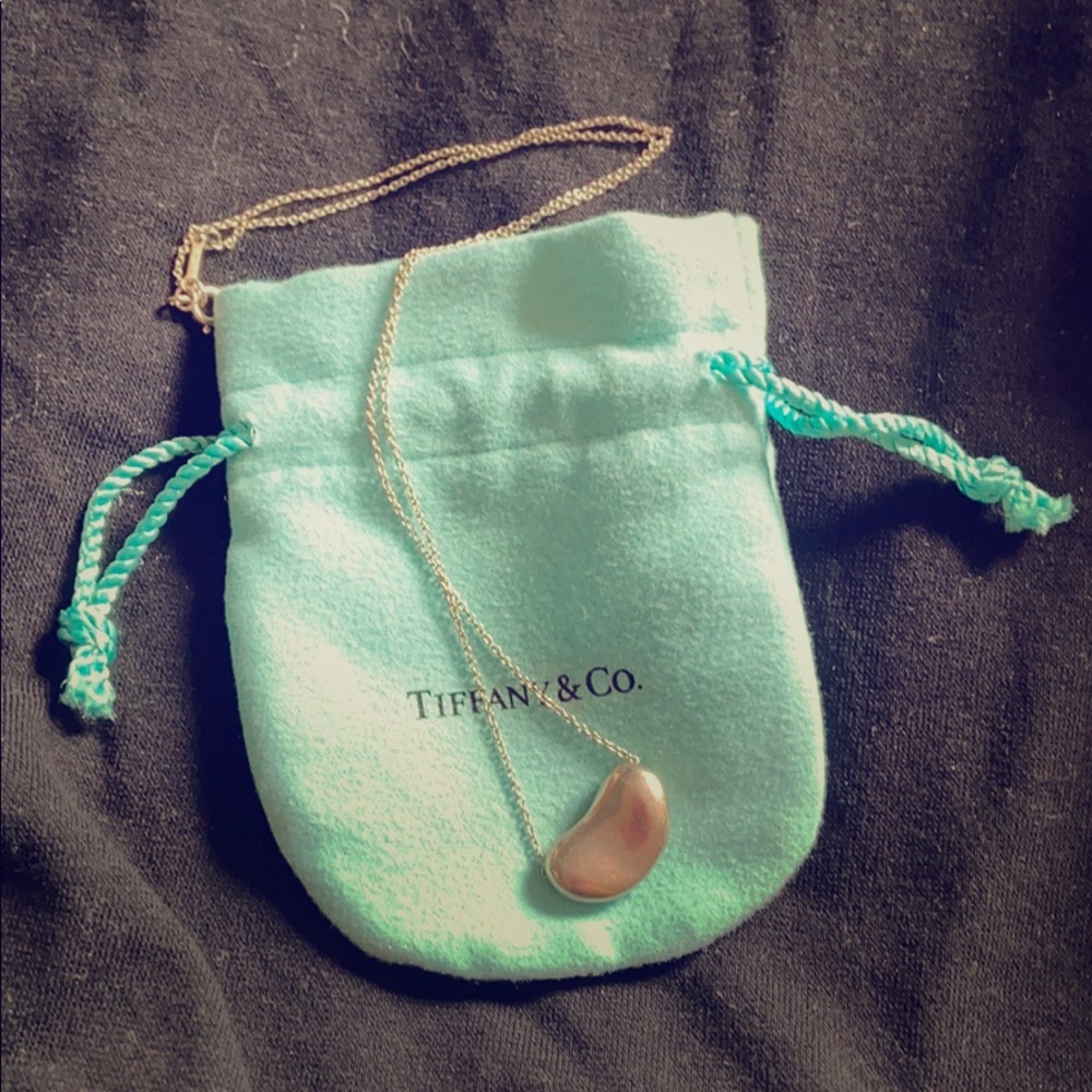 Tiffany & co “Bean” Necklace sterling silver